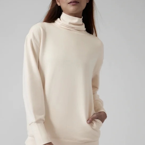 Athleta Balance Cinch Turtleneck Sweatshirt - Picture 1 of 9